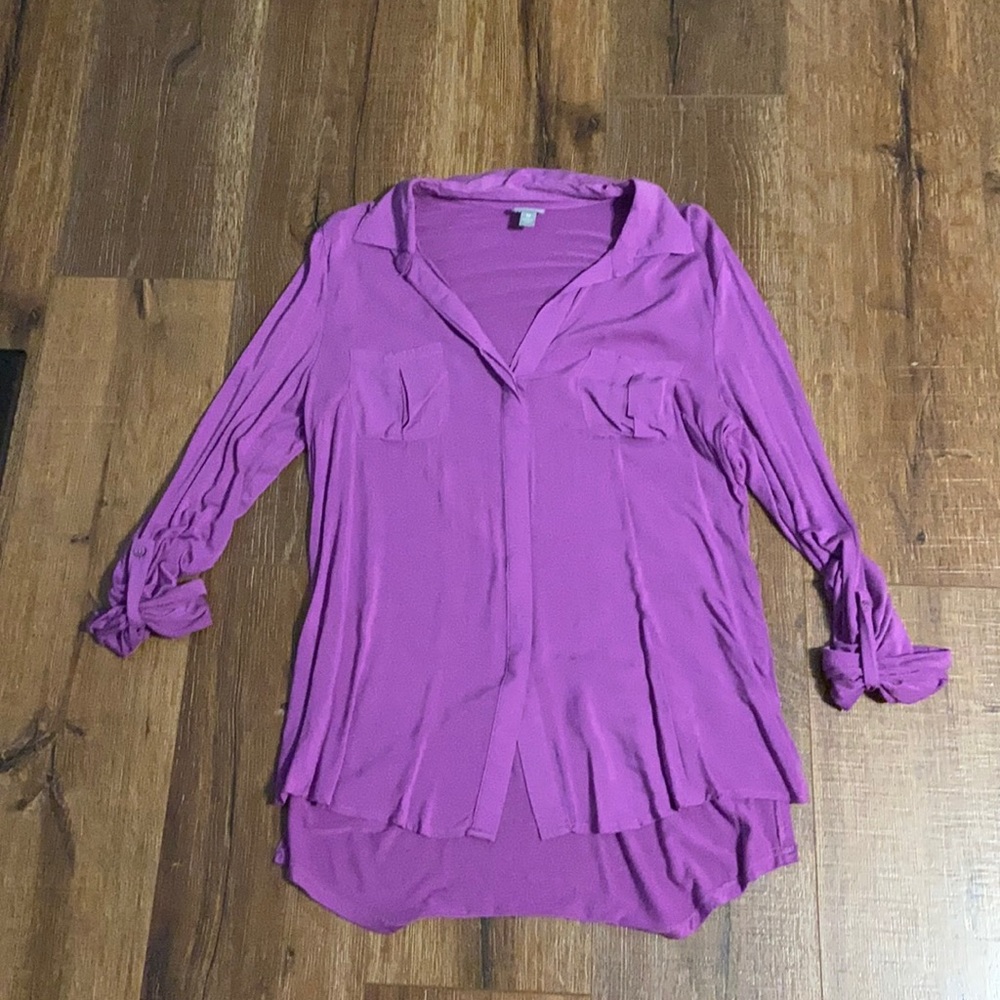 Converse long sleeve button down